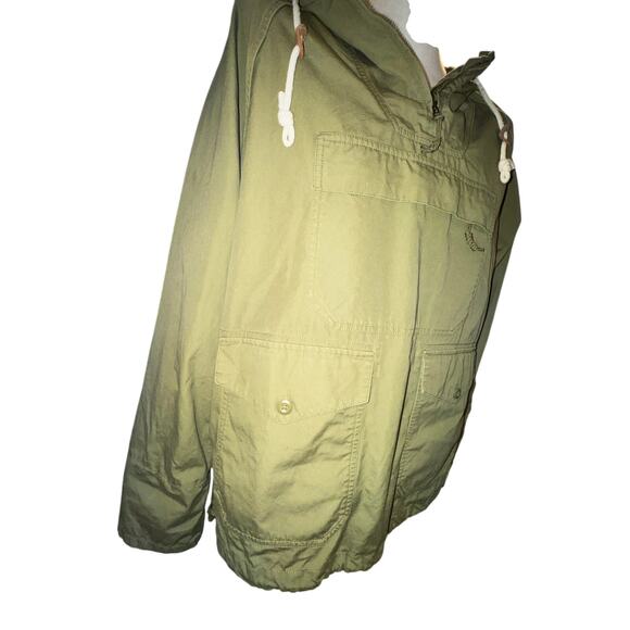 Vintage Eddie Bauer Anorak Jacket Men’s Large Olive Green Cotton Pullover - Picture 16 of 16